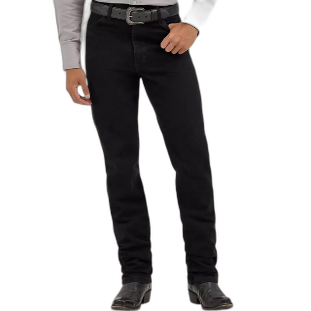 Wrangler Cowboy Cut Original Vintage Black 100% Cotton Jeans Men’s Sz 30x30